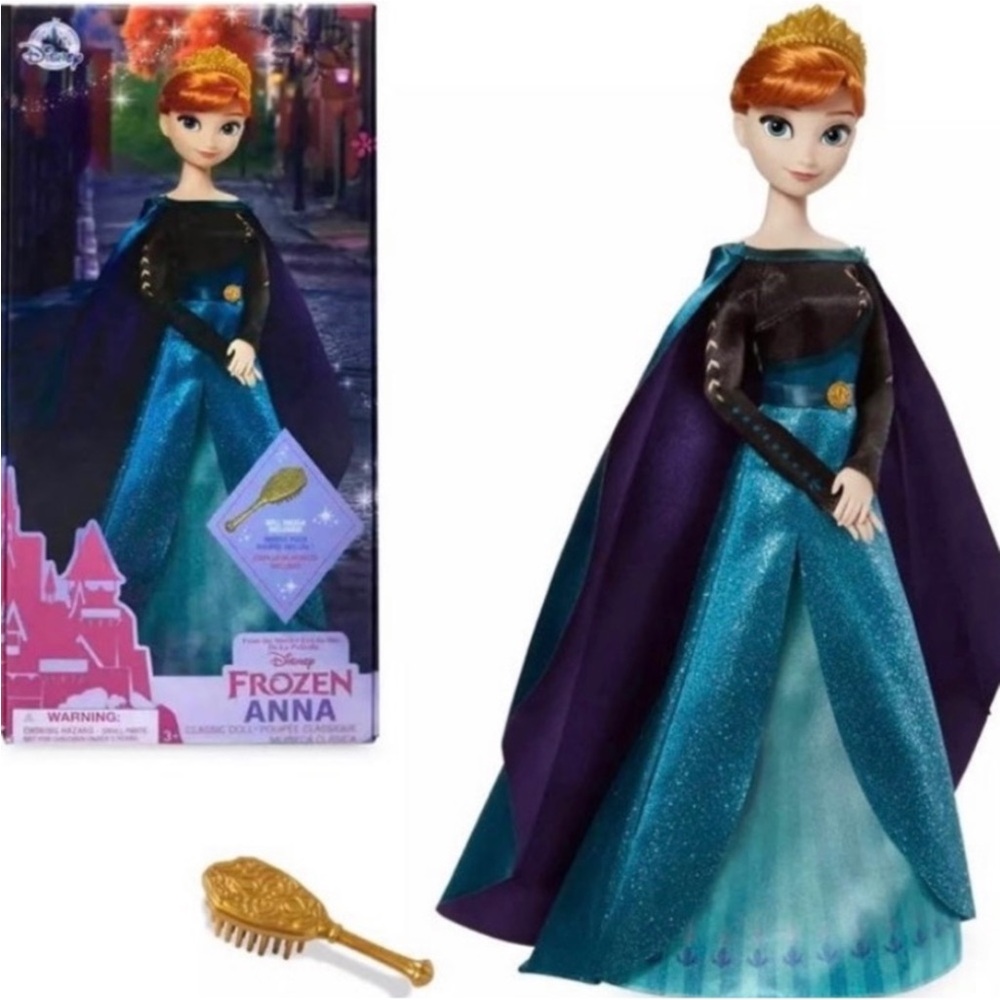 Disney Frozen Anna Classic Doll 11.5" tall nib sealed